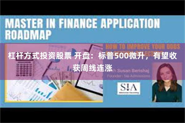 杠杆方式投资股票 开盘：标普500微升，有望收获周线连涨