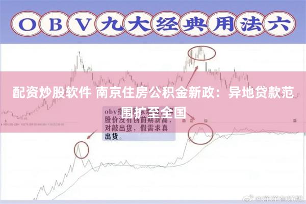 配资炒股软件 南京住房公积金新政：异地贷款范围扩至全国