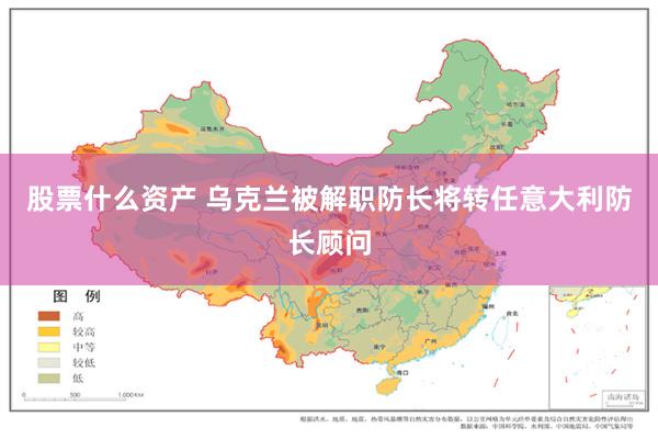 股票什么资产 乌克兰被解职防长将转任意大利防长顾问