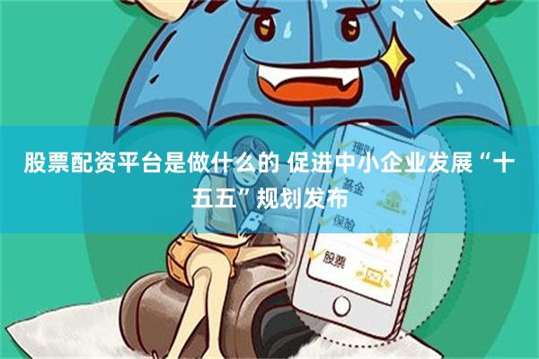 股票配资平台是做什么的 促进中小企业发展“十五五”规划发布