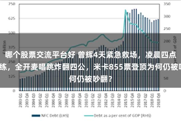 哪个股票交流平台好 曾辉4天紧急救场，凌晨四点还在练，全开麦唱跳炸翻四公，米卡855票登顶为何仍被吵翻？