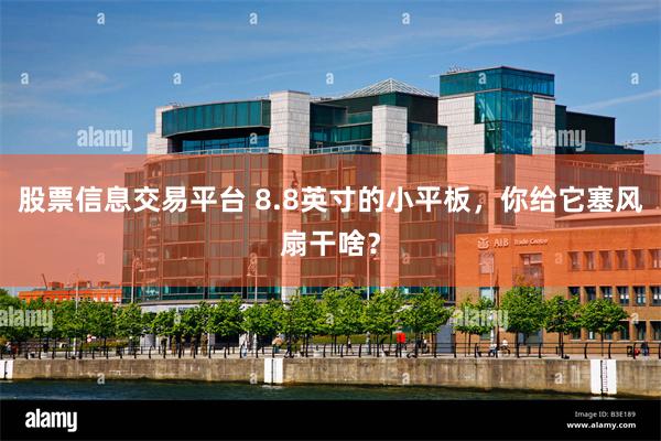 股票信息交易平台 8.8英寸的小平板，你给它塞风扇干啥？